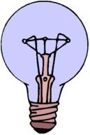 lamp with purple glass