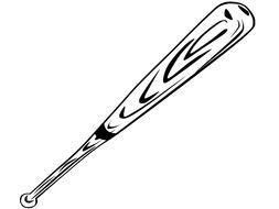wooden Baseball Bat drawing