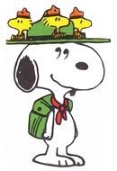 Clip art of the snoopy scout