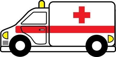 Clipart of an Ambulance