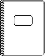 Note Pad Black And White drawing
