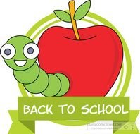 School Back To Worm Apple Classroom