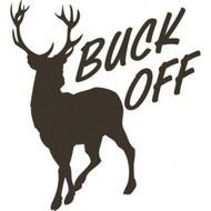 Buck Off Decal