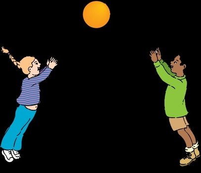 Los Ni&241os Y Ni&241as En La Clase Naranja Han Hecho Una Pelota De Pape L