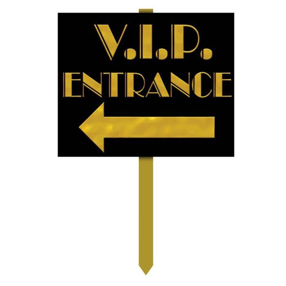 Raumdeko Schild Vip Eingang G&252nstig Kaufen Bei Partydekode