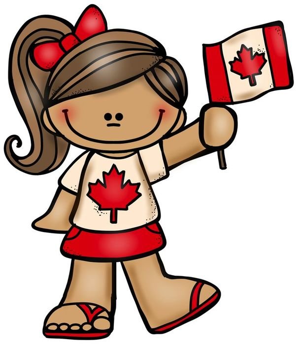 canada girl drawing