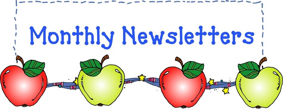 inscription 'Monthly Newsletter' in the picture
