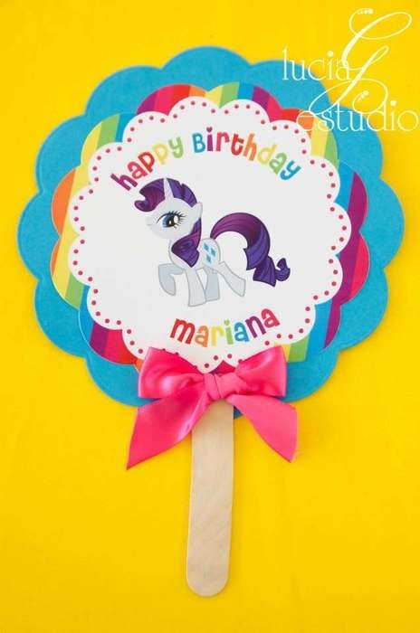 card with My Little Pony