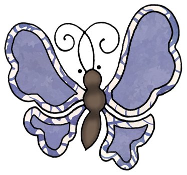 Paper Crafts Butterflies To Cut And Paste On Your