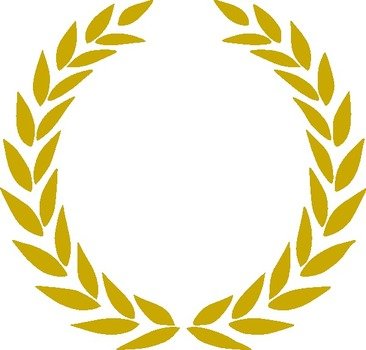 Gold Wreath At Clkercom Vector Online Royalty clipart