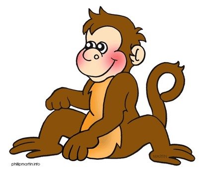 Free Animals By Phillip Martin Monkey clipart