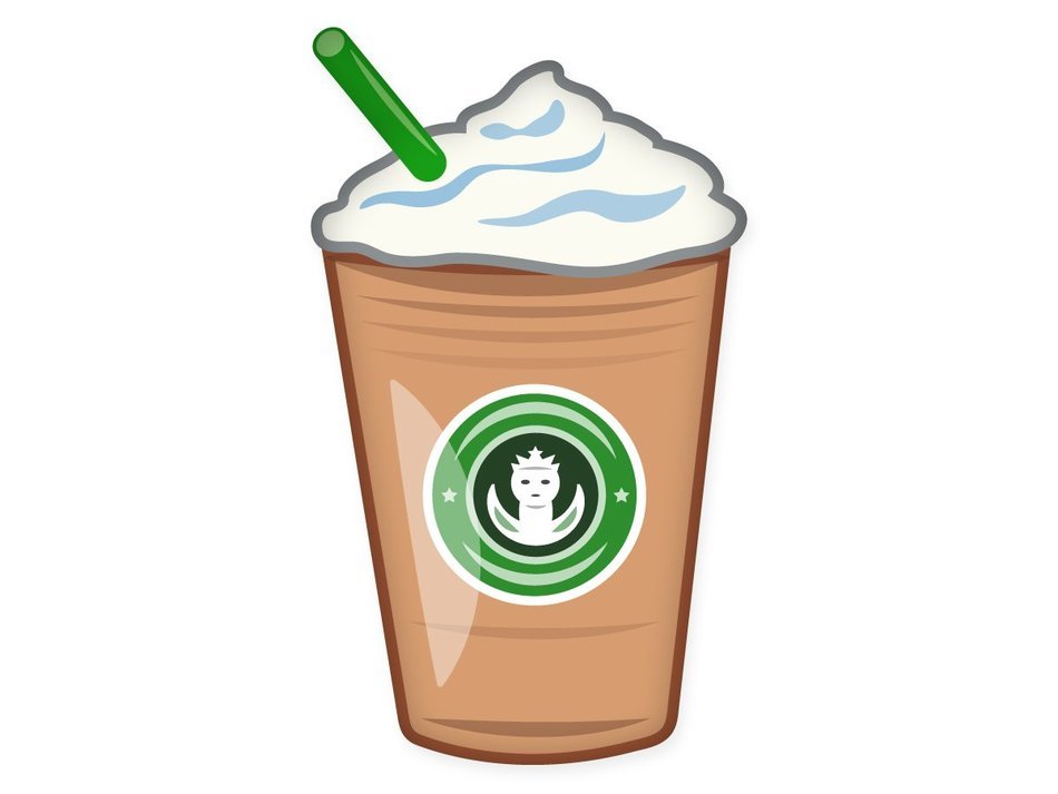 Beautiful coffee drink clipart
