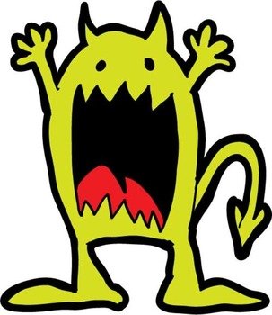 Green Monster Image Vector