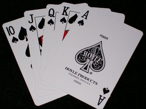 Royal Flush, playing Cards combination