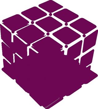Rubiks Cube White Changed At Clkercom Vector