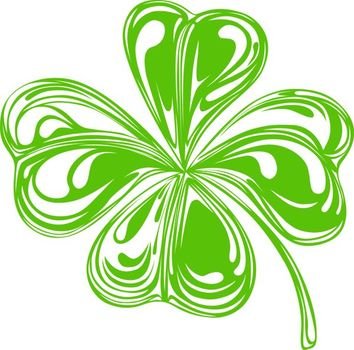 Irish Celtic Clover Art St Patricks Day