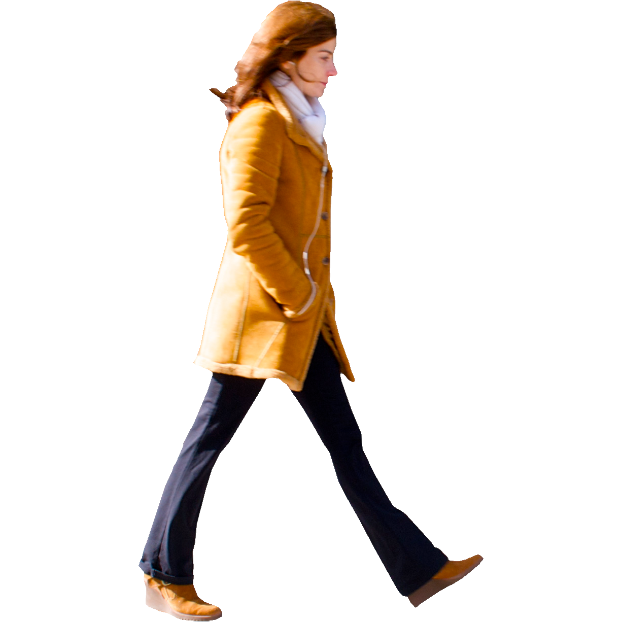 Clipart Of Walking Woman Free Image Download