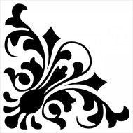 Corner Border 5 Vinyl Wall Art