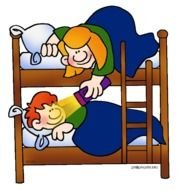 kids in bunk bed