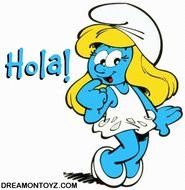 Gifs Photographs Smurfette Hello Greetings In Different Languages