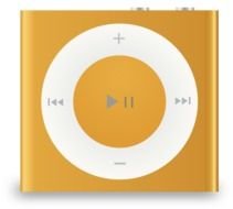 golden iPod Shuffle, drawing