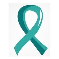 Ovarian Cancer Teal Ribbon 3 Full Color Flyer Zazzle