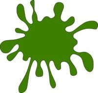 Splat Green At Clkercom Vector Online Royalty