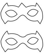 Super Hero Mask Template Panda Free Images
