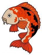 red fish drawing
