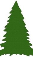 Clip Art Christmas Tree drawing