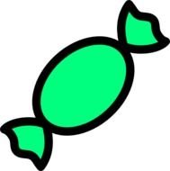 Light Green Candy At Clkercom Vector Online