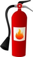 Clipart of fire extinguisher