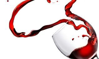 Beautiful wine in the glass clipart