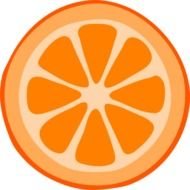 Orange Slice Clipart Clip Art Vector Online