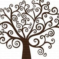 Whimsical Tree Family Wish Silhouettes