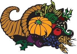 cornucopia with vegetables