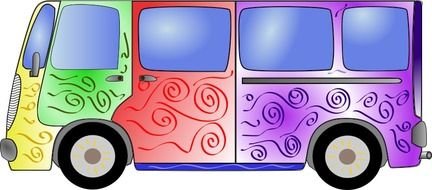 Car Van drawing