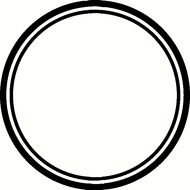 Kitchen Borders On Circle Border Vinyl Decal