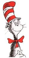 Clipart of Why The Cat In Hat Is Scary