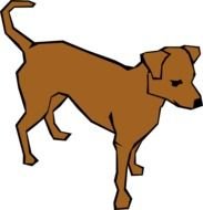 Brown Dog At Clkercom Vector Online