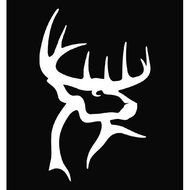 logo deer head