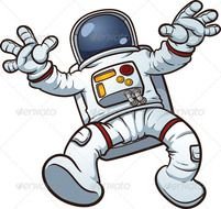 Cartoon Astronaut People Characters