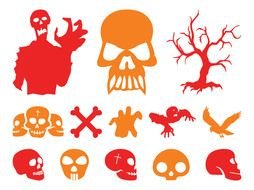 variety of characters for halloween