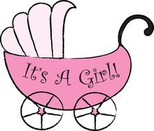 it's a girl clip art