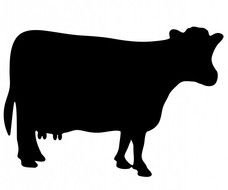 Cow Silhouette Free Stock Photo Public Domain Pictures