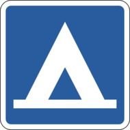 Camping Road Sign At Clkercom Vector Online