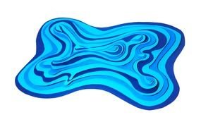 Clipart of the blue pool