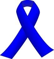 Prostate Cancer Ribbon drawing