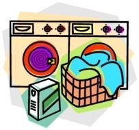 laundromat drawing