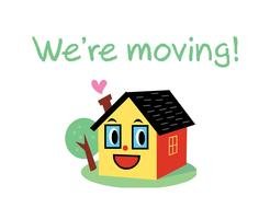 drawing of we're moving to house